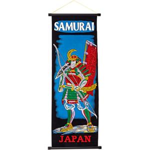 キャッスルエンタープライズ デザイン小物 マルチ 縦84×横33cm 日本のお土産 掛け軸 侍 中 SC102