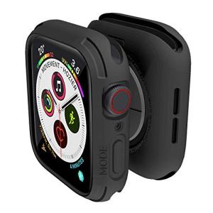 elkson アップルウォッチ カバー Apple Watch 44mm用， 頑丈なバンパー ケース Apple Watch SE iWatch Se