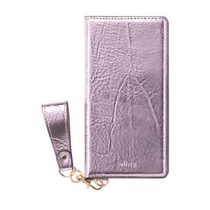salisty M iPhone XS/X ケース 手帳型 シャイニー