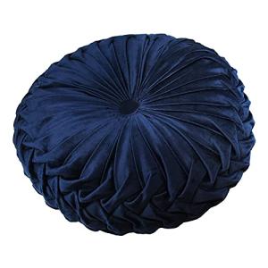 fulfillingtime ベルベットクッション お洒落 プリーツ 北欧風 インテリア 柔らかい