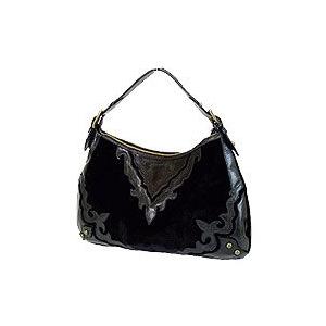COACH 【Isabella Fiore】イザベラフィオーレ ベロアブラック ホーボー 