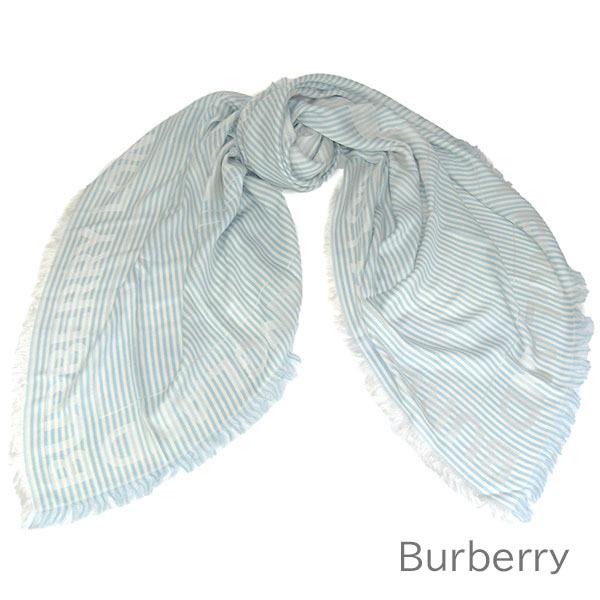 バーバリー ロンドン スカーフ ストール レディース Burberry ストライプ ロゴ