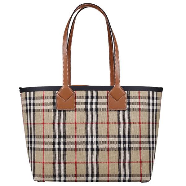 バーバリー ロンドン トートバッグ レディース Burberry チェック柄 ポーチ付き