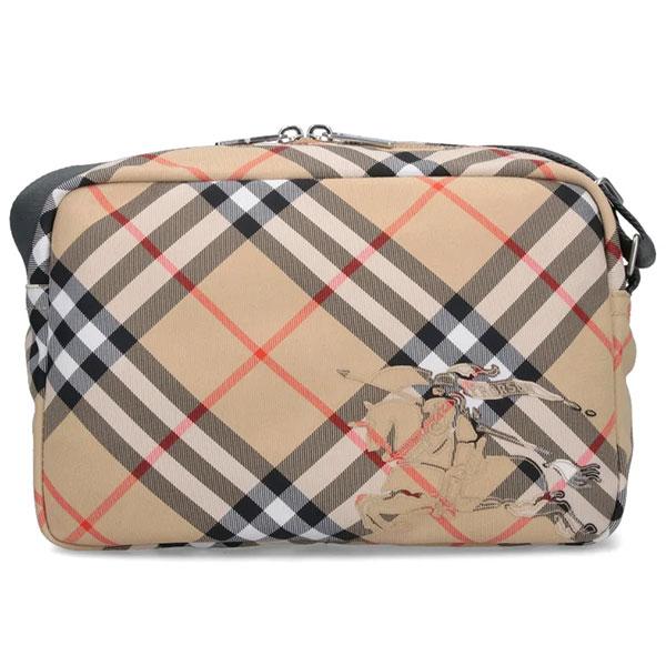 バーバリー ロンドン ショルダーバッグ メンズ レディース Burberry チェック柄 ロゴ ナイ...