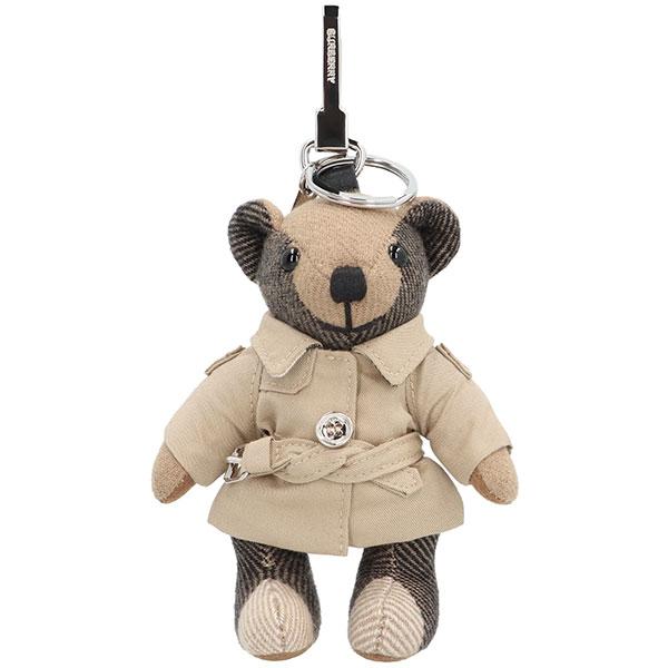 バーバリー ロンドン キーホルダー バッグチャーム キーリング レディース Burberry カシミ...