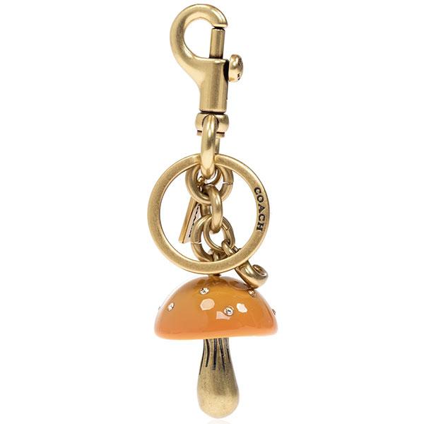 コーチ キーホルダー バッグチャーム キーリング レディース COACH マッシュルーム キノコ ナ...