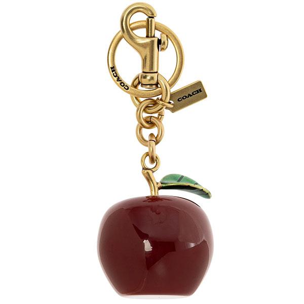 コーチ キーホルダー バッグチャーム キーリング レディース COACH リンゴ ナスカン付き