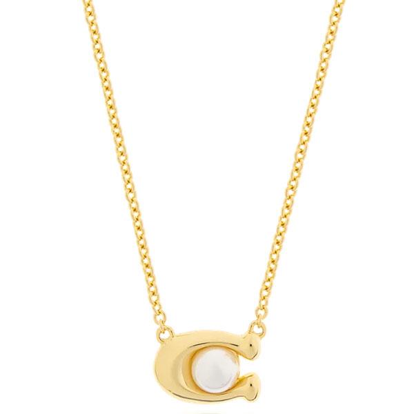 コーチ ネックレス ペンダント レディース COACH アクセサリー ジュエリー ロゴ シグネチャー