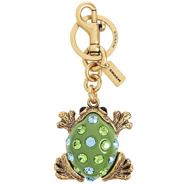 コーチ キーホルダー バッグチャーム キーリング レディース COACH カエル フロッグ ナスカン...