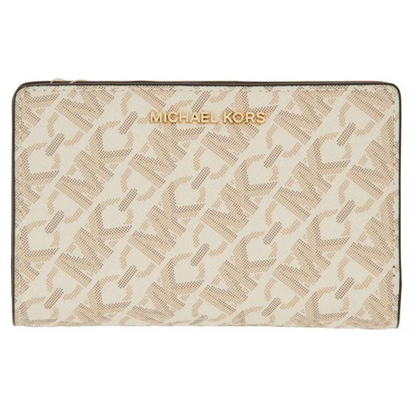 マイケル マイケルコース 二つ折り財布 レディース MICHAEL Michael Kors MK柄...