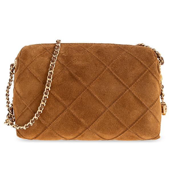 トリーバーチ ショルダーバッグ ポシェット Tory Burch レディース キルティング スエード