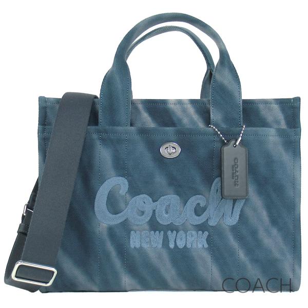 コーチ トートバッグ レディース COACH 2Way キャンバス タイダイ柄 肩掛け・斜めがけ可能...
