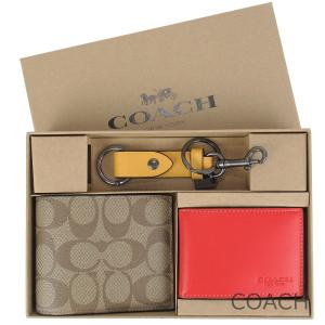 COACH（コーチ） メンズ 財布 コーティングキャンバス レザー