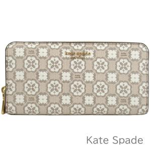 ケイトスペード 長財布 kate spade 花柄 スペード柄 モノグラム シグネチャー ラウンドファスナー｜coco