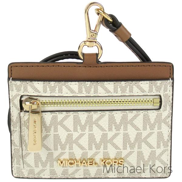 マイケル マイケルコース IDケース ネックストラップ 小銭入れ 定期入れ パスケース カードケース...