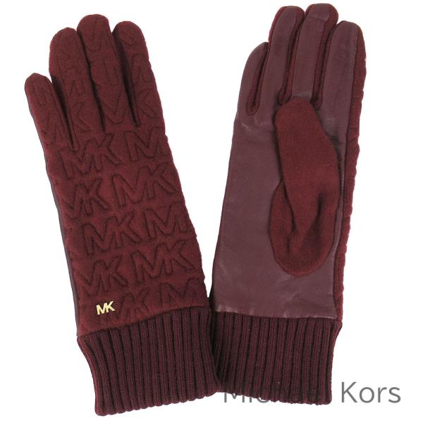マイケル マイケルコース 手袋 グローブ レディース MK柄 シグネチャー ニット