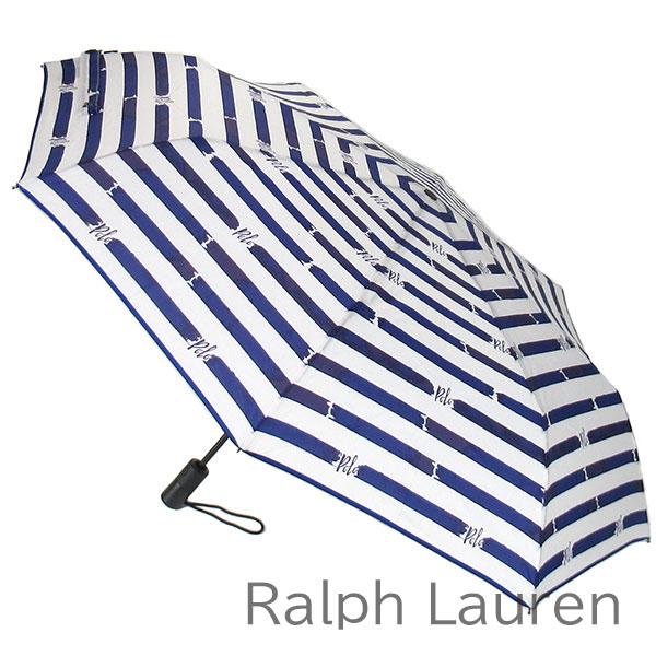 ポロ ラルフローレン 折りたたみ傘 折り畳み傘 アンブレラ 傘 メンズ レディース ストライプ ビッ...