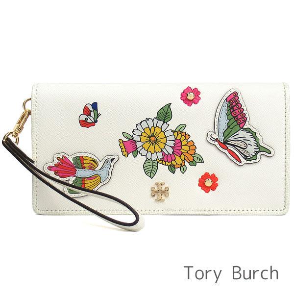 トリーバーチ 長財布 レディース Tory Burch レザー ストラップ付き