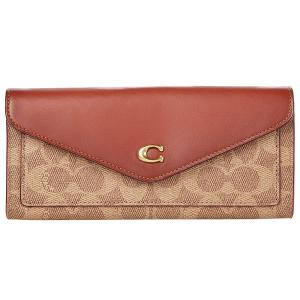 COACH（コーチ） 長財布 レディース チェック柄 格子柄 ラウンド