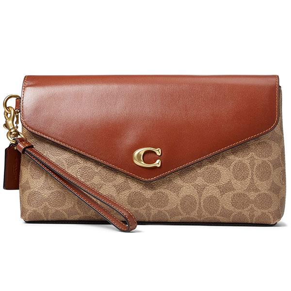 コーチ セカンドバッグ ポーチ クラッチバッグ メンズ レディース COACH シグネチャー