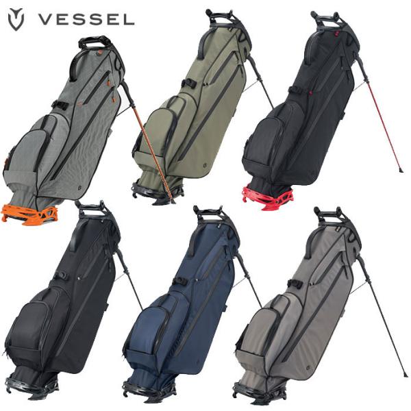 VESSEL（ベゼル）キャディバッグ　VLS Stand 7530121　朝日ゴルフ　