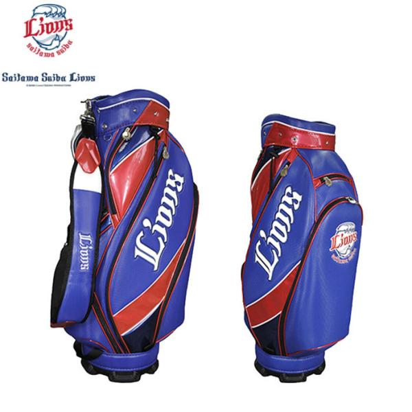 埼玉西武ライオンズ　9.5型キャディバッグ　SLCB-2437　LEZAX -レザックス-