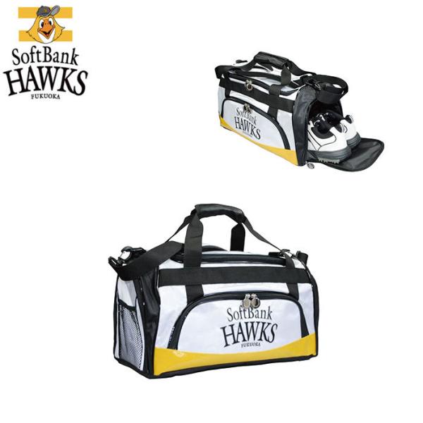ソフトバンクホークス　ボストンバッグ　SBBB-2445　LEZAX -レザックス-