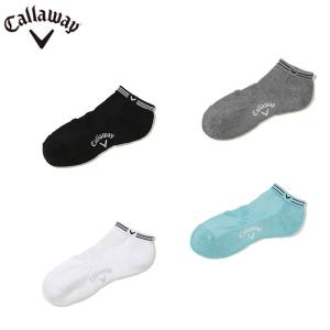 一部即納　　Callaway 　ロゴ表パイル アンクルソックス（MENS）C22293100　　-キャロウェイ-｜cocoadvance