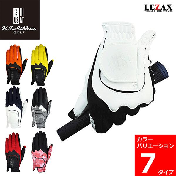 レザックス　U.S.Athletes -ユーエスアスリート-　ゴルフグローブ 左手用　フリーサイズ　...