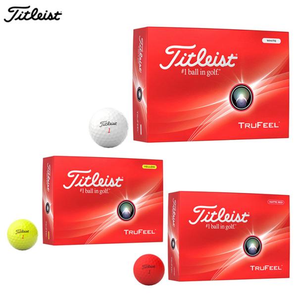 Titleist　TRUFEEL 2024 ゴルフボール 日本仕様　1ダース（12球入り）　タイトリ...