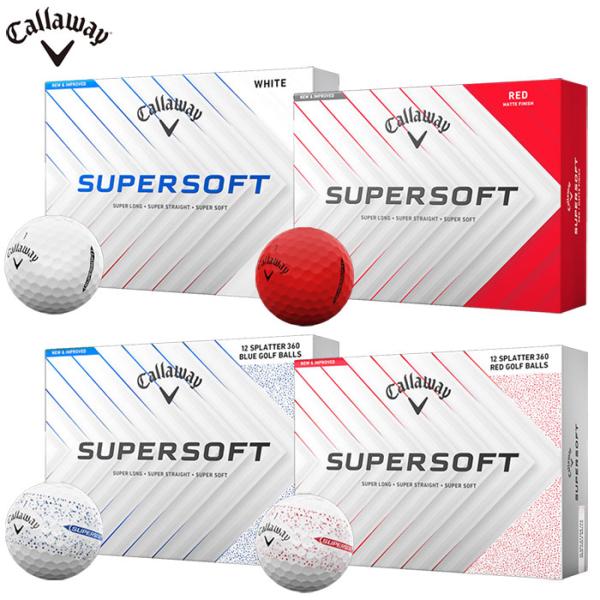 Callaway　SUPERSOFT / SUPERSOFT SPLATTER 360 ゴルフボール...