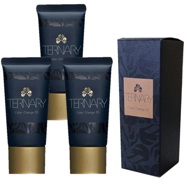 ３個 ターナリー カラーチェンジ ライトタッチ ファンデーション 25g　崩れない