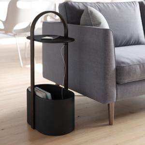 umbra ハブ ストレージテーブル ブラック ウォルナット