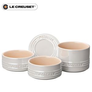 ル・クルーゼ Le Creuset スタッキング ラムカン セット ホワイトラスター 910367-00☆★｜cocoatta