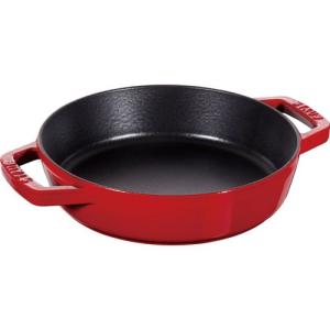 STAUB 両手フライパン 26cm BLACK 正規品 ストウブ staub ラウンド 両手フライパン 26cm ブラック 40511