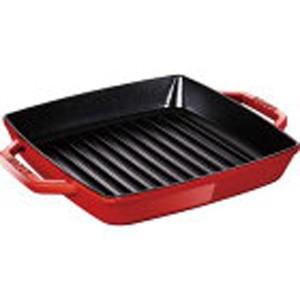 staub ストウブ　ピュアグリル　26cm チェリー Amazon｜staub ストウブ 「 ピュアグリル ラウンド チェリー