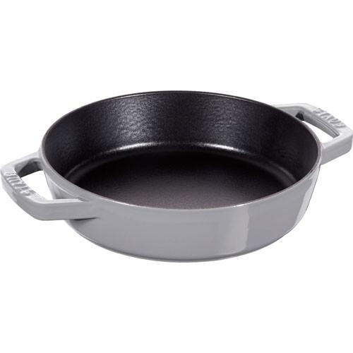ストウブ staub ラウンド 両手フライパン 26cm グレー 40511-726 日本正規品業務...