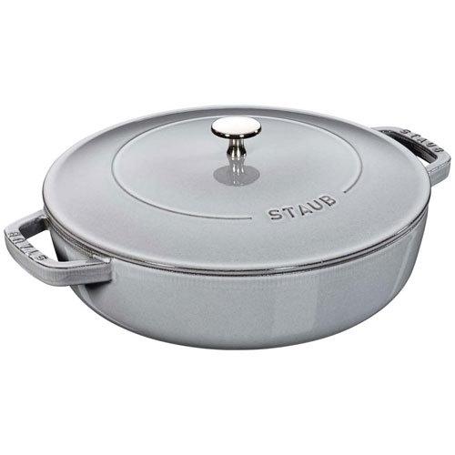 ストウブ staub ピコ・ココット ブレイザーソテーパン 26cm グレー 40506-543 日...