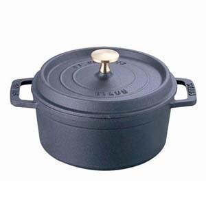 ストウブ staub ピコ ココット ラウンド 12cm 黒 40509-471 日本正規品