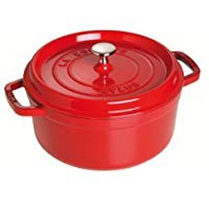 ストウブ staub ピコ ココット ラウンド 18cm チェリー 40509-814 日本