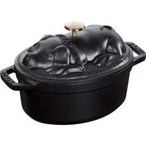 ストウブ staub ピギーココット 17cm グレー 40500-176 日本正規品業務