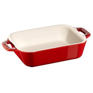 ストウブ staub レクタンギュラーディッシュ 20cm チェリー
