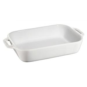 ストウブ staub レクタンギュラーディッシュ 20cm ホワイト 40508-589