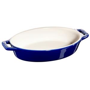 Staub（ストウブ） オーブン皿 オーバル 23cm ホワイト セラミック