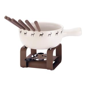 新光金属 チーズフォンデュセット T-210 陶器鍋付 : cocoatta - 通販