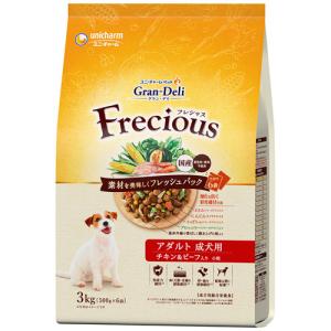 グランデリフレシャス 3kg×3袋 グラン・デリ フレシャス(Frecious) ドッグフード 成犬用 チキン