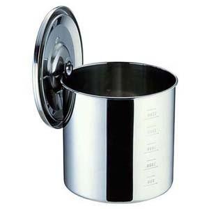 キッチンポット ステンレス 丸型 日本製 モリブデン 手無 14cm 2.1L