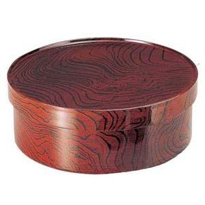 茶びつ 紀州漆器 10.5茶櫃（ちゃびつ）木目塗り 23667（茶びつ