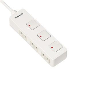 パナソニック PANASONIC ザタップZ 3コ口 2m WHS2523WP