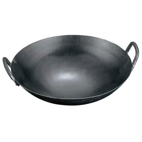 山田 鉄 打出 中華両手鍋 30cm 板厚1.2mm